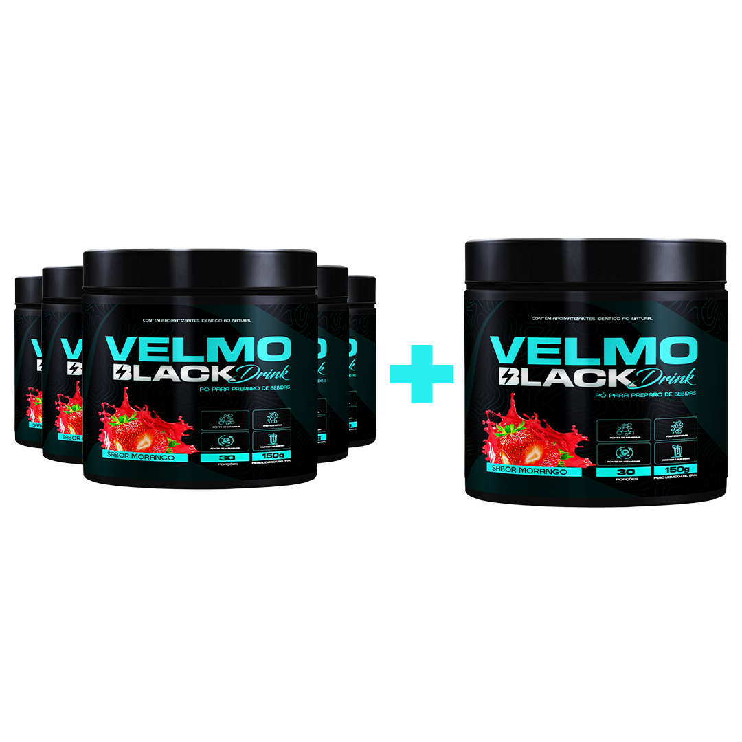 Velmo Black Drink — Morango 5