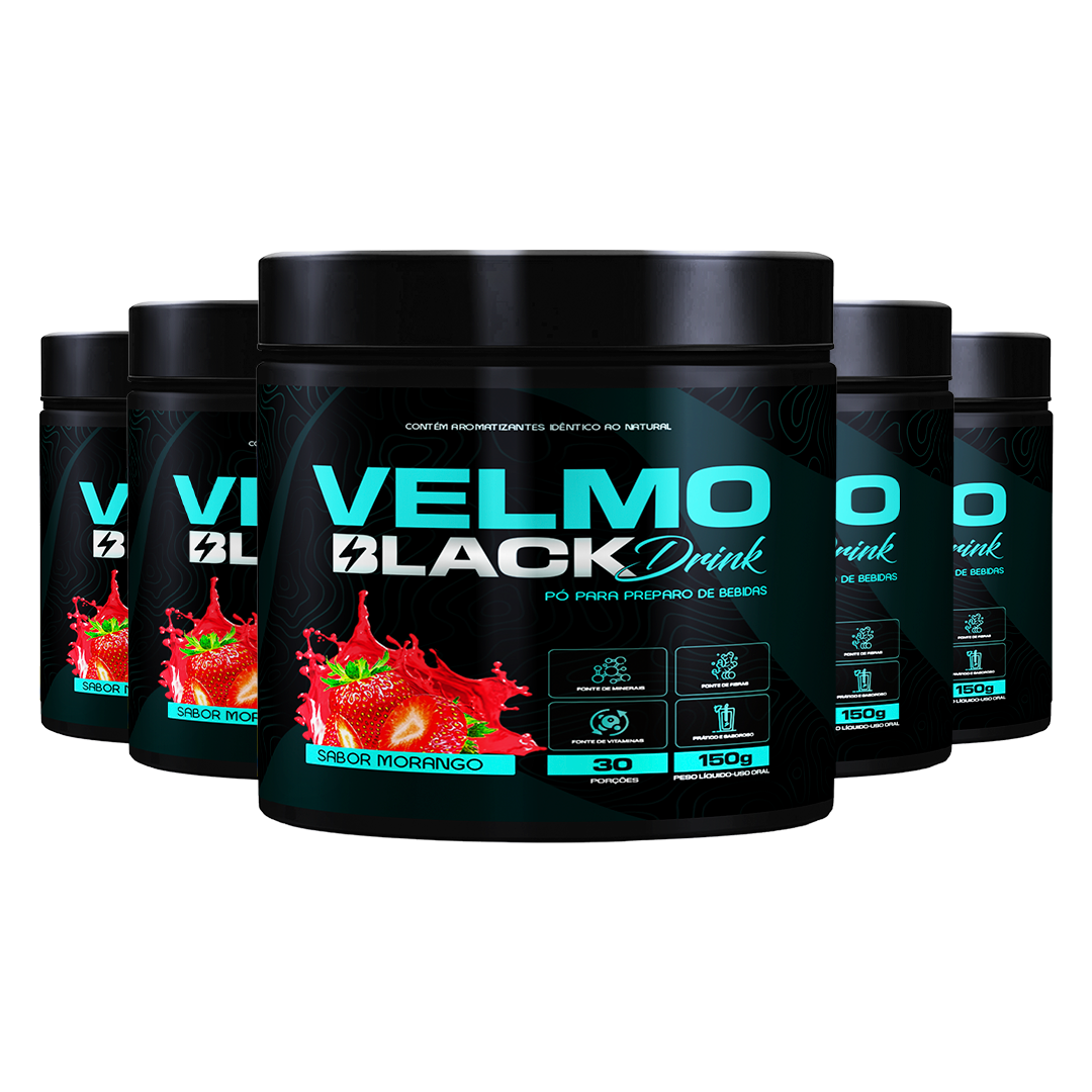Velmo Black Drink — Morango 4